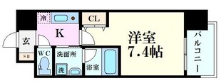 BROAD 新うめきたRESIDENCEの物件間取画像